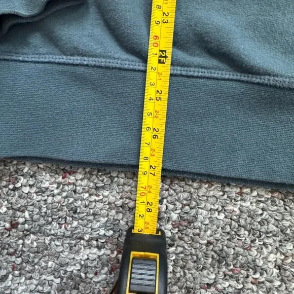 L.L. Bean Men's Vintage Teal Crewneck Cotton Sweater Small - Picture 2 of 10